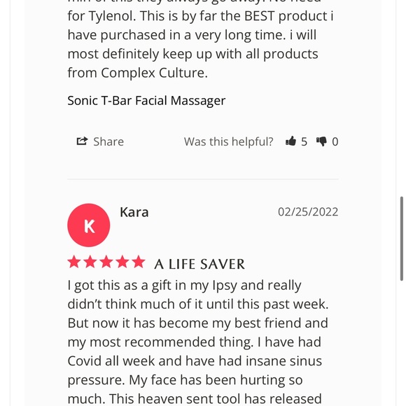 Sonic T-Bar Facial Massager - Brand New in Box - Picture 5 of 9